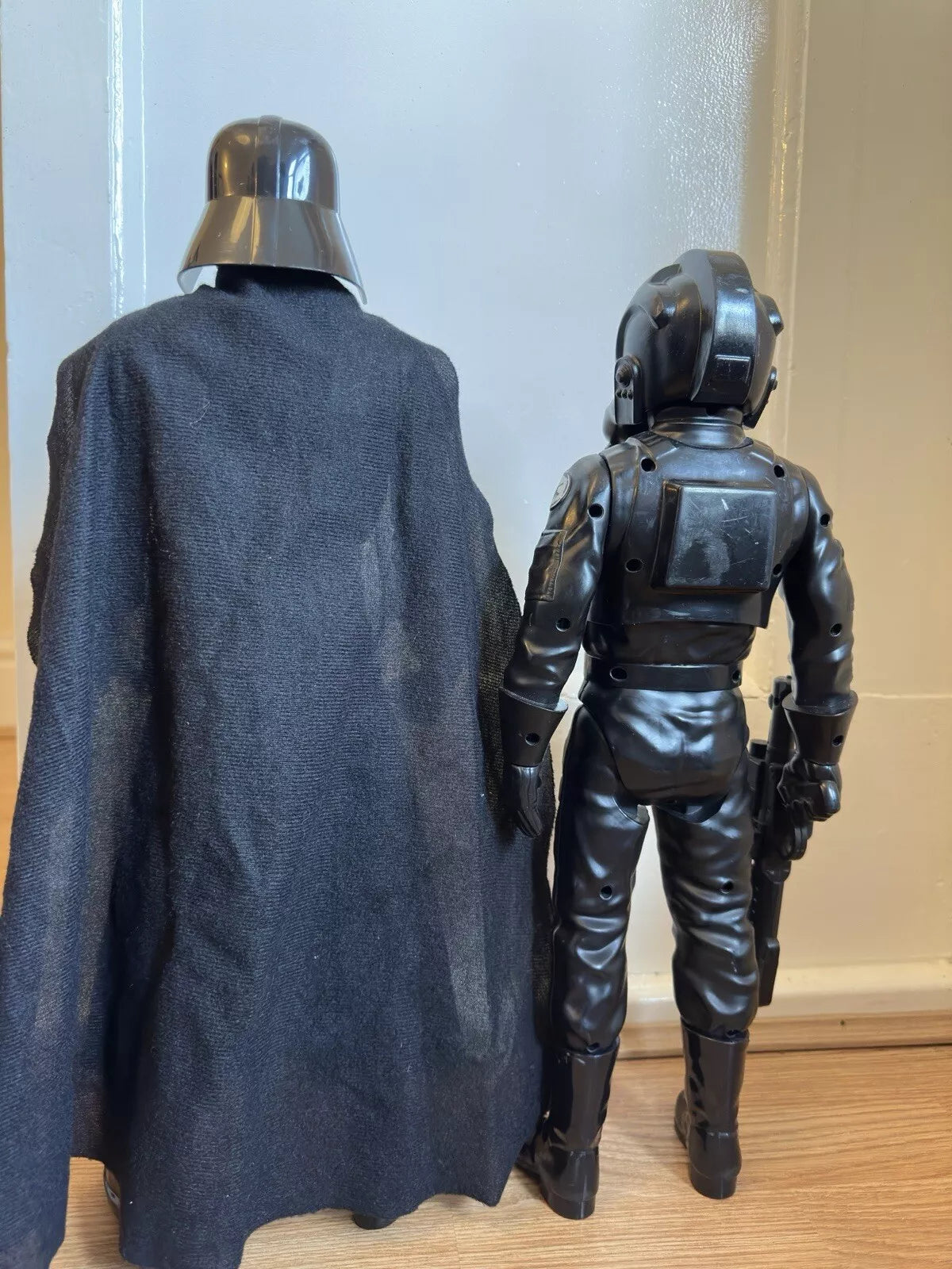 Star Wars 21" Darth Vader & 18" TIE Fighter Pilot Figures by Jakks Pacific