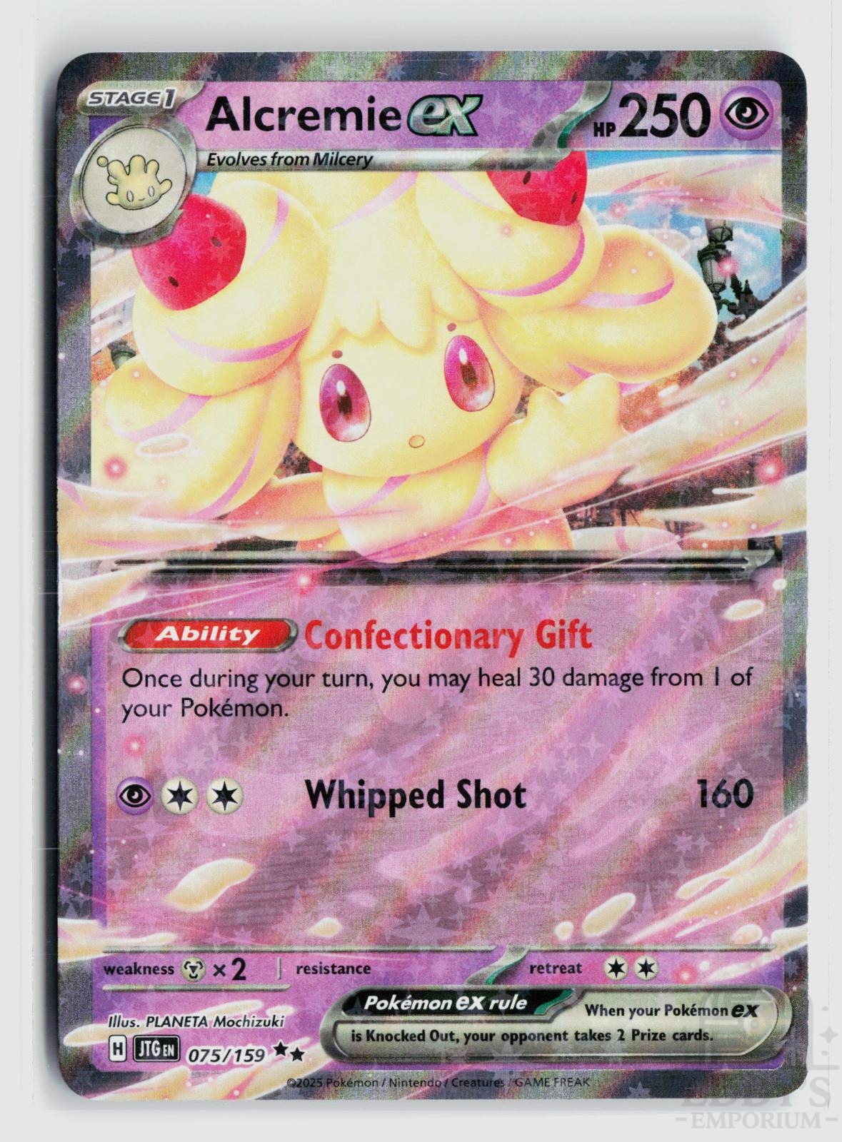 Alcremie ex 075/159 Journey Together Pokemon Holo Double Rare