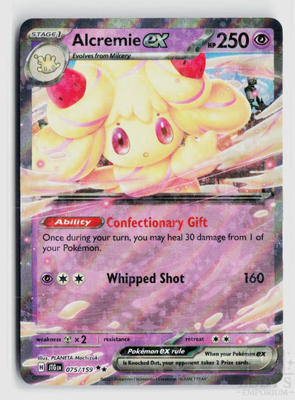 Alcremie ex 075/159 Journey Together Pokemon Holo Double Rare