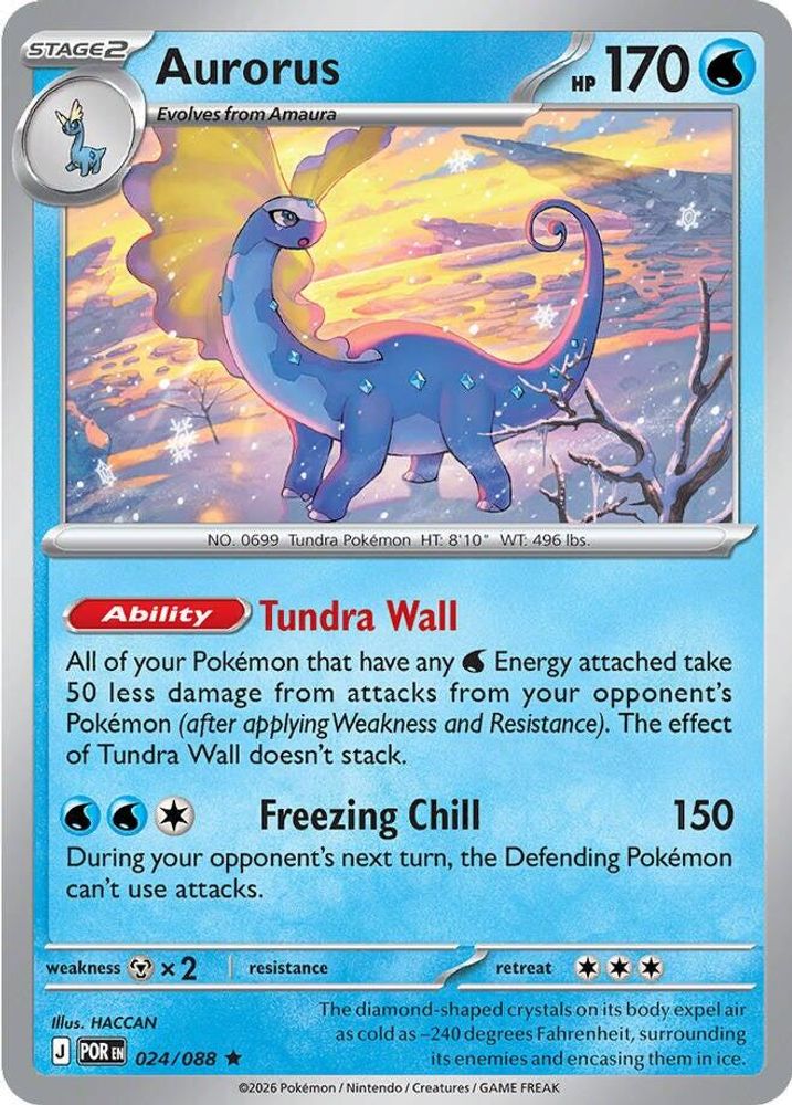 Aurorus 024/088 Perfect Order Pokemon Holo