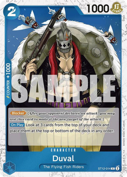 Duval (Jolly Roger Foil) ST12-014 Premium Booster -The Best- One Piece Common