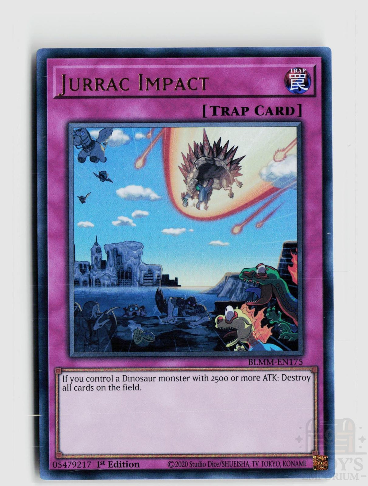 Jurrac Impact BLMM-EN175 Battles of Legend: Monster Mayhem Yu-Gi-Oh 1st Edition NM