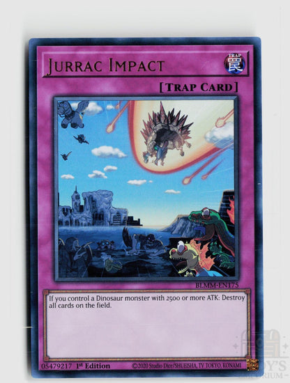 Jurrac Impact BLMM-EN175 Battles of Legend: Monster Mayhem Yu-Gi-Oh 1st Edition NM