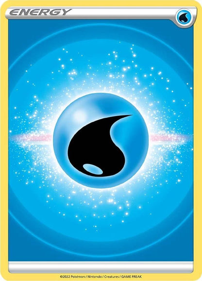 Water Energy (2022 Unnumbered) SWSH09: Brilliant Stars Pokemon Reverse Holo NM