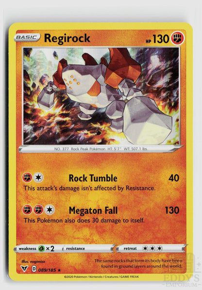 Regirock 089/185 Vivid Voltage Pokemon Holo Rare NM