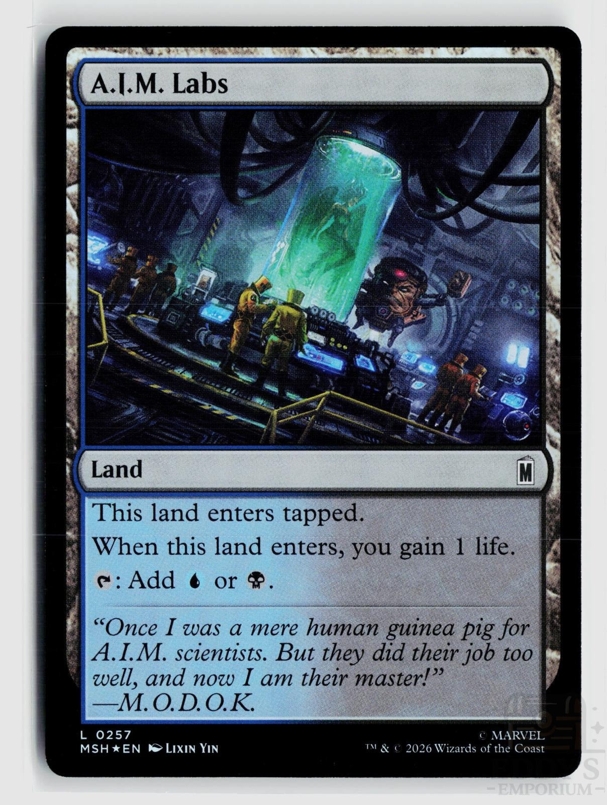 A.I.M. Labs 257 Marvel Super Heroes Magic: The Gathering Foil