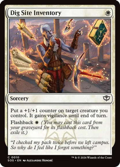 Dig Site Inventory 10 Secrets of Strixhaven Magic: The Gathering Foil Common