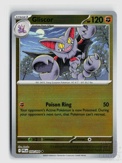 Gliscor 050/094 Phantasmal Flames Pokemon Reverse Holo