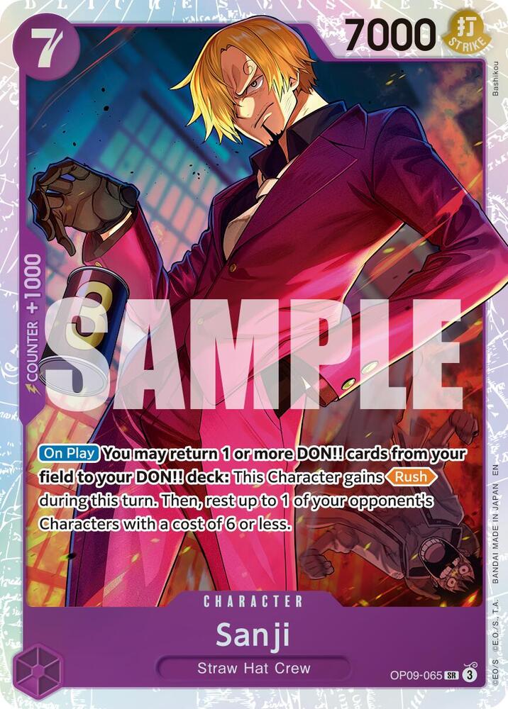 Sanji (Reprint) OP09-065 Premium Booster -The Best- Vol. 2 One Piece Foil