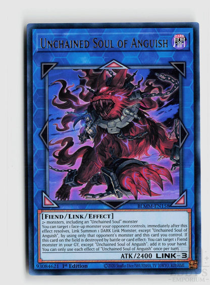 Unchained Soul of Anguish BLMM-EN158 Battles of Legend: Monster Mayhem Yu-Gi-Oh 1st Edition NM
