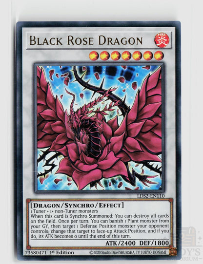 Black Rose Dragon LDS2-EN110 Legendary Duelists: Season 2 Yu-Gi-Oh 1st Edition NM