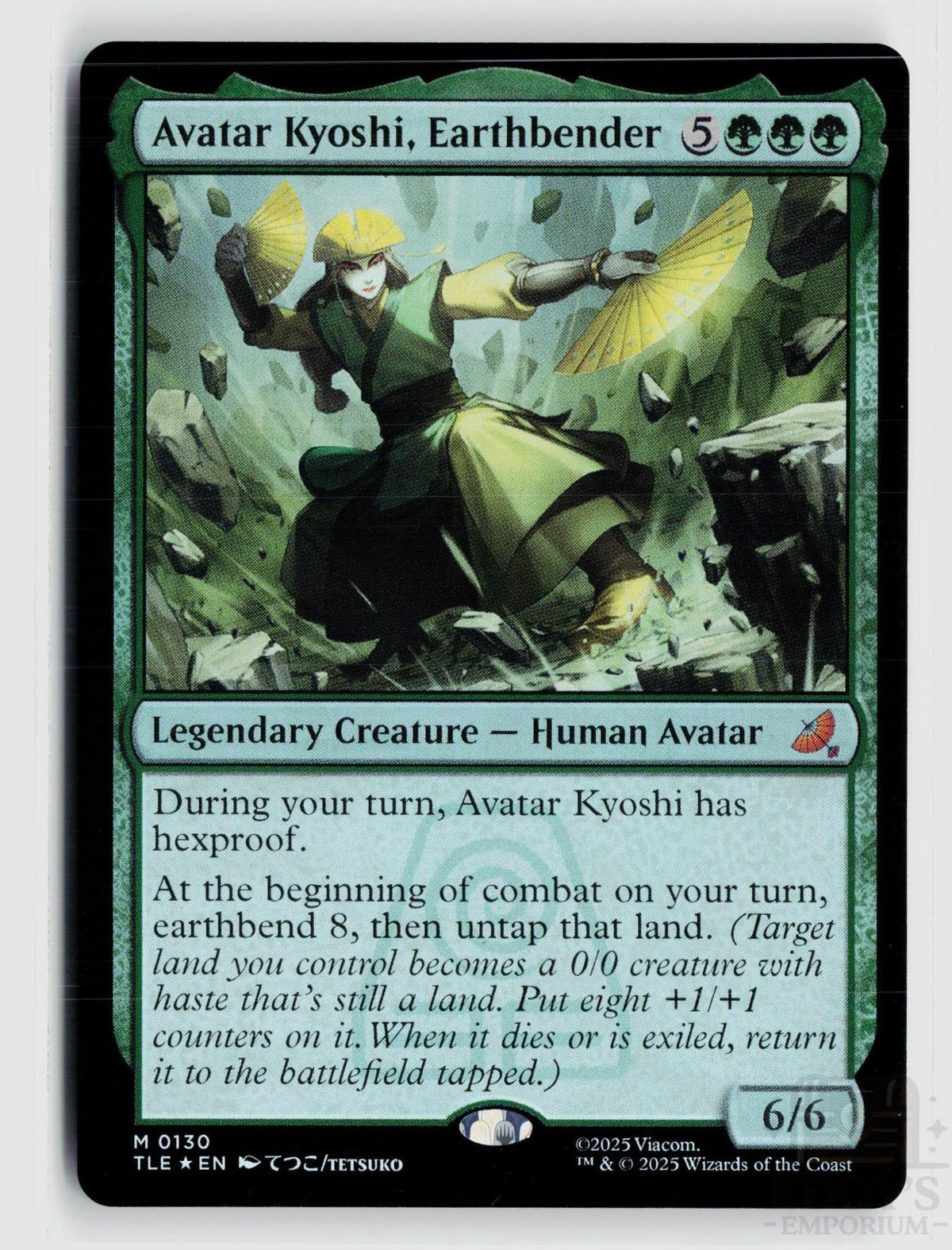 Avatar Kyoshi, Earthbender 130 Avatar: The Last Airbender: Eternal-Legal Magic: The Gathering Foil