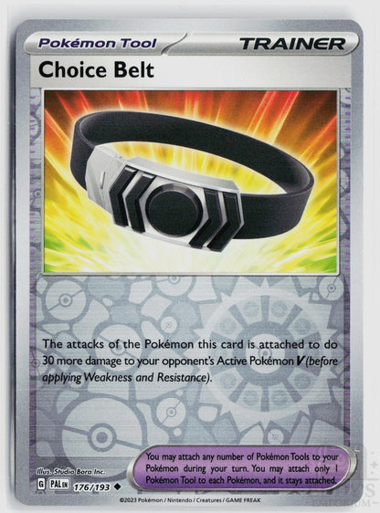 Choice Belt 176/193 Paldea Evolved Pokemon Reverse Holo Uncommon NM