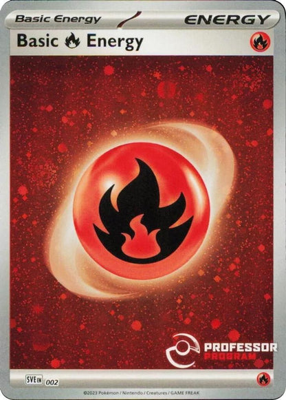 Fire Energy 002 Professor Program Promos Pokemon Holo Promo NM