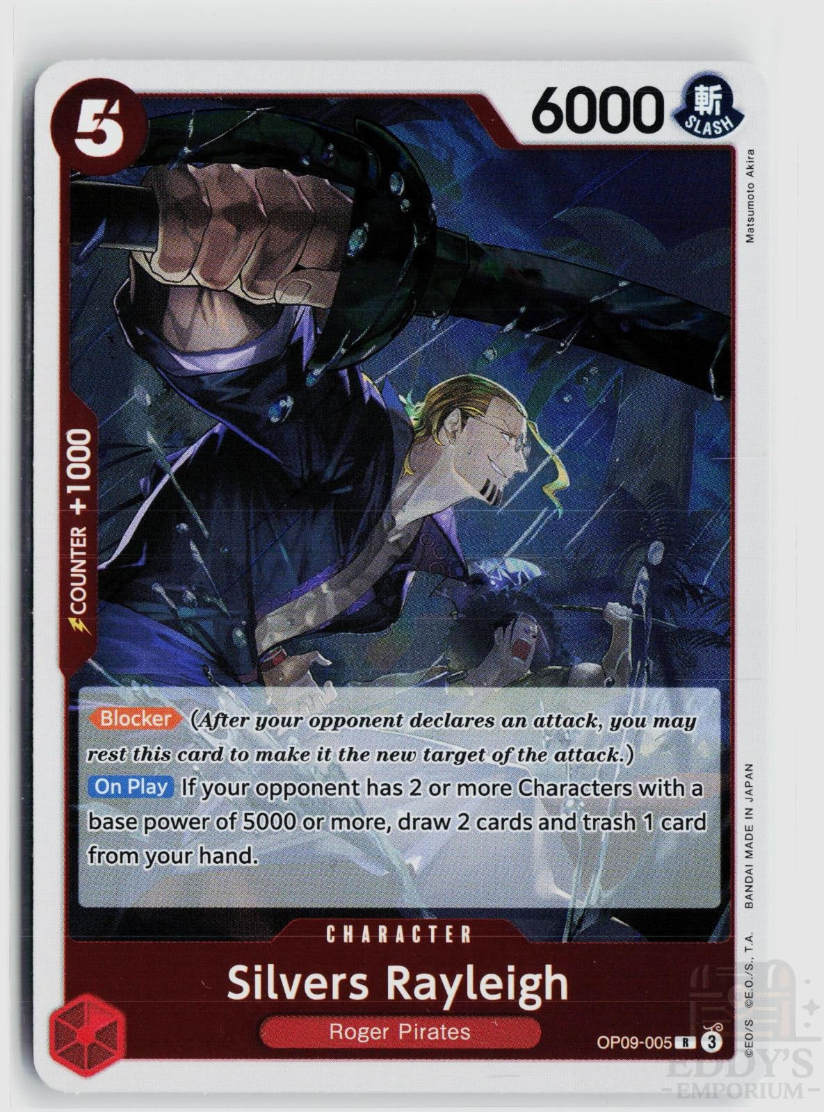 Silvers Rayleigh OP09-005 Emperors in the New World One Piece Foil Rare