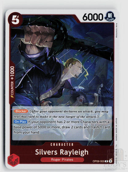 Silvers Rayleigh OP09-005 Emperors in the New World One Piece Foil Rare