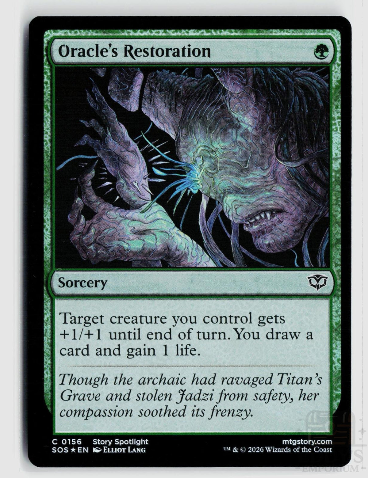 Oracle's Restoration 156 Secrets of Strixhaven Magic: The Gathering Foil Common