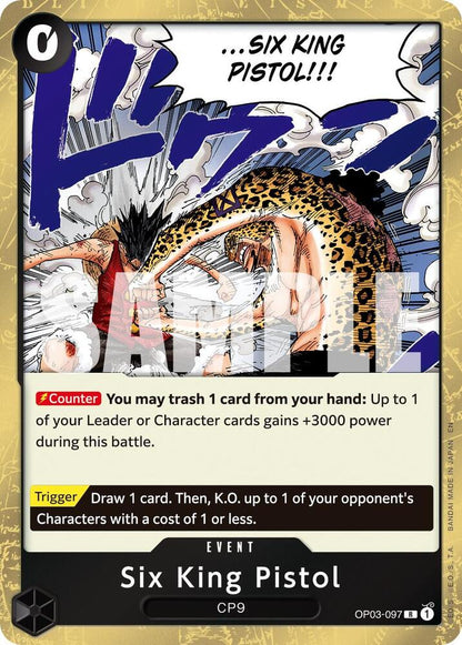 Six King Pistol (Reprint) OP03-097 Premium Booster -The Best- Vol. 2 One Piece Foil