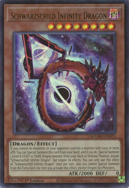 Schwarzschild Infinity Dragon MAMO-EN053 Magnificent Monsters Yu-Gi-Oh 1st Edition NM