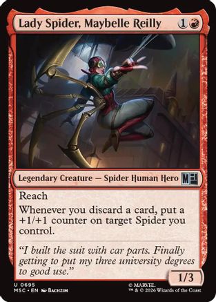 Lady Spider, Maybelle Reilly 695 Magic: The Gathering Commander: Marvel Super Heroes
