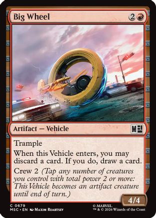 Big Wheel 679 Magic: The Gathering Commander: Marvel Super Heroes