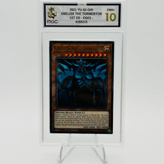 Obelisk the Tormentor (1st Ed) - EG01-EN001 - Egyptian God Deck - MGC 10