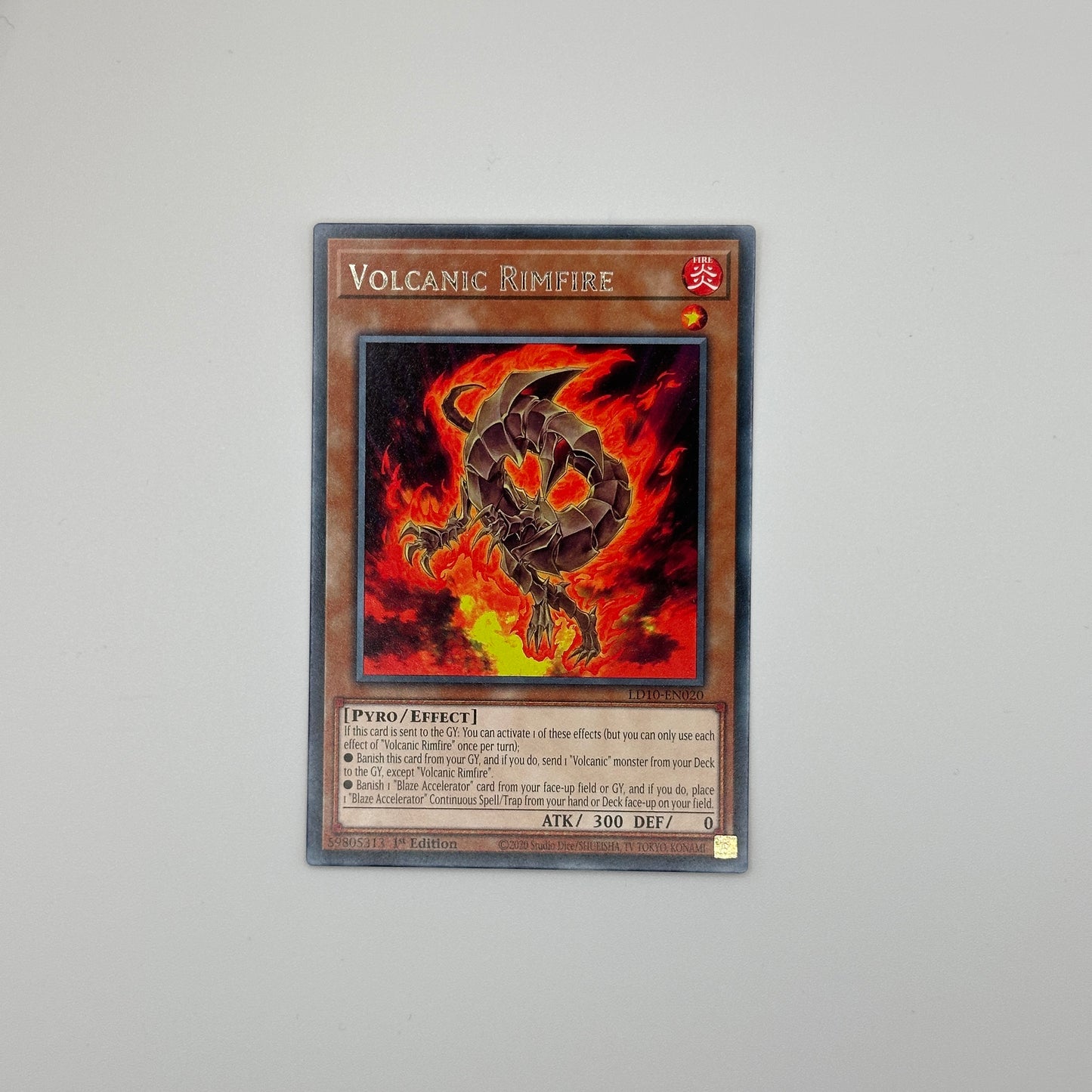 Volcanic Rimfire – LD10-EN020 – Rare 1st Edition