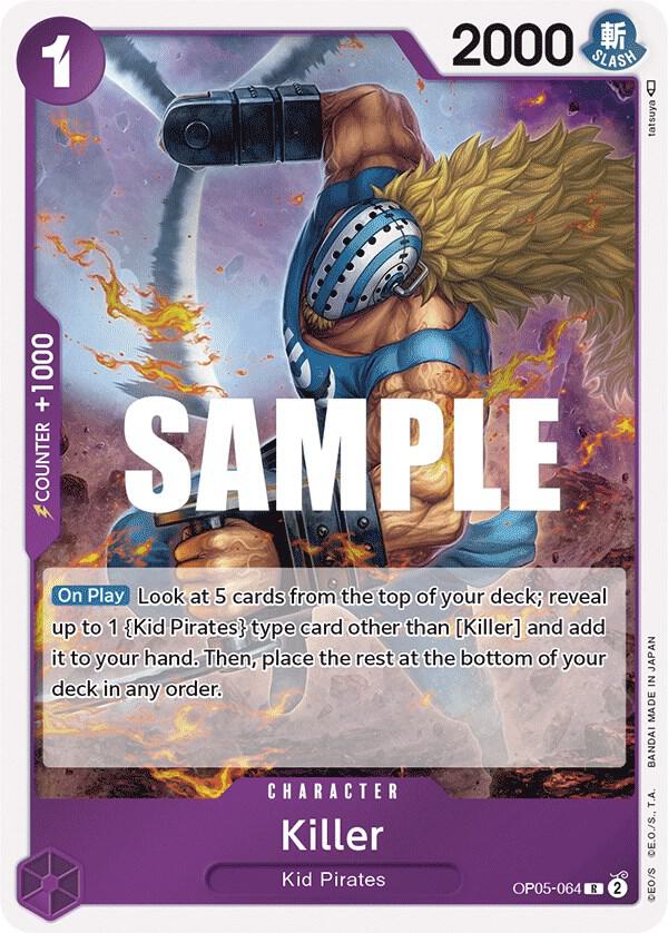 Killer OP05-064 Awakening of the New Era One Piece Foil Rare