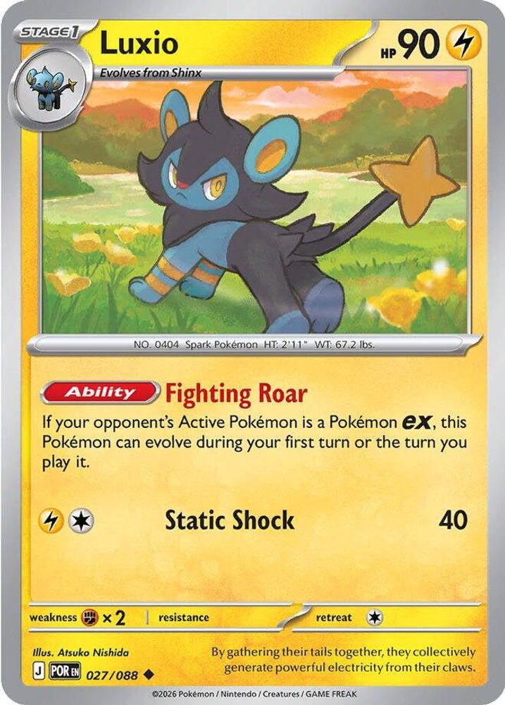 Luxio 027/088 Perfect Order Pokemon Reverse Holo