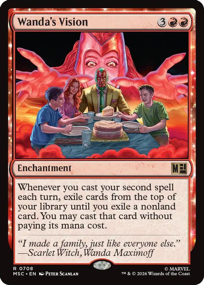 Wanda's Vision 708 Commander: Marvel Super Heroes Magic: The Gathering