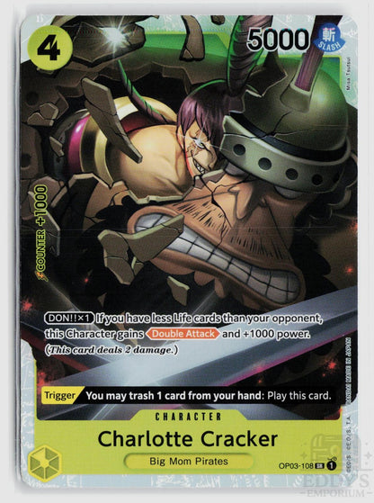 Charlotte Cracker (Reprint) OP03-108 Premium Booster -The Best- One Piece Foil