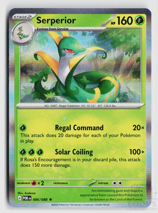 Serperior 006/088 Perfect Order Pokemon Holo
