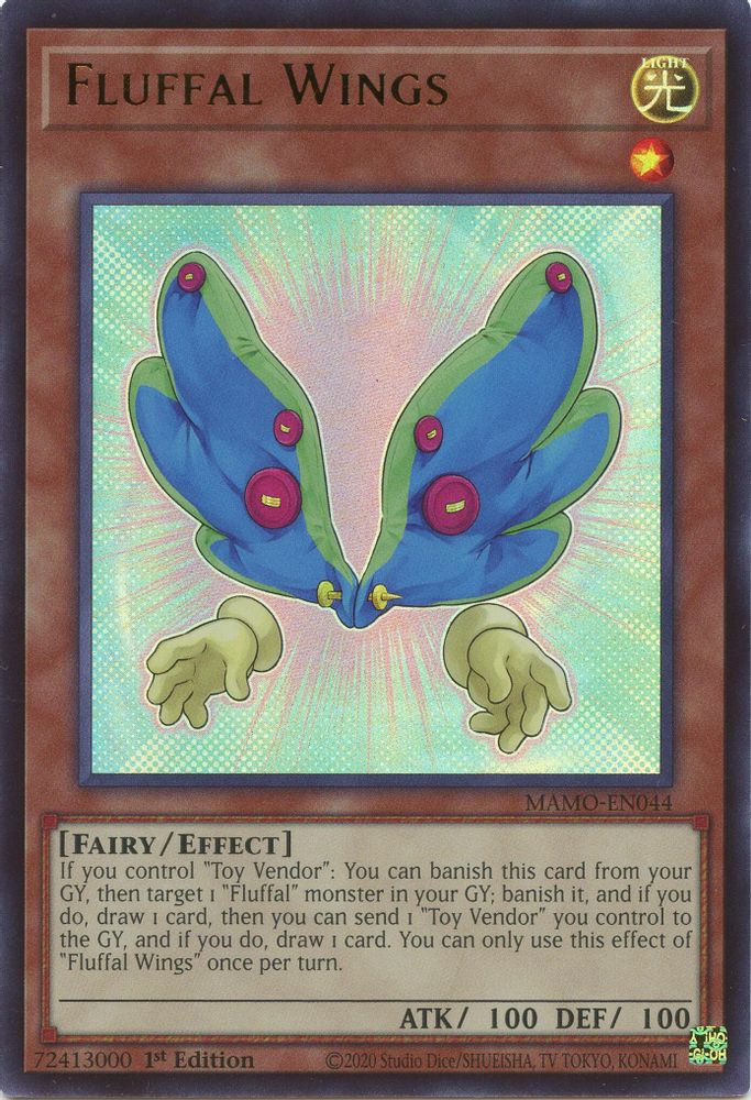 Fluffal Wings MAMO-EN044 Magnificent Monsters Yu-Gi-Oh 1st Edition Ultra Rare NM