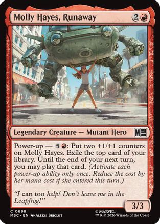 Molly Hayes, Runaway 698 Magic: The Gathering Commander: Marvel Super Heroes