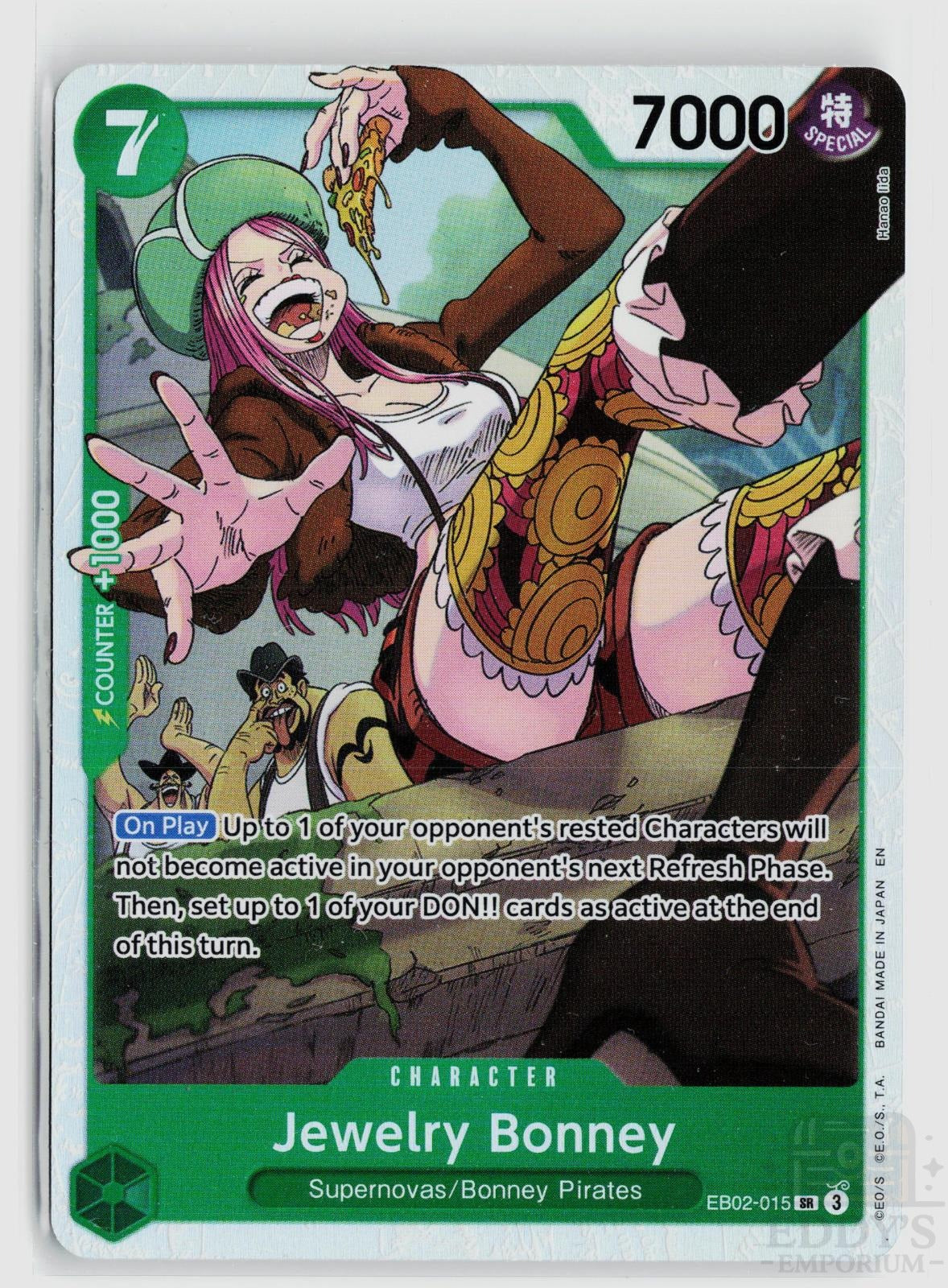 Jewelry Bonney EB02-015 Extra Booster: Anime 25th Collection One Piece Foil