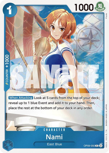 Nami (050) OP09-050 Emperors in the New World One Piece Foil Rare