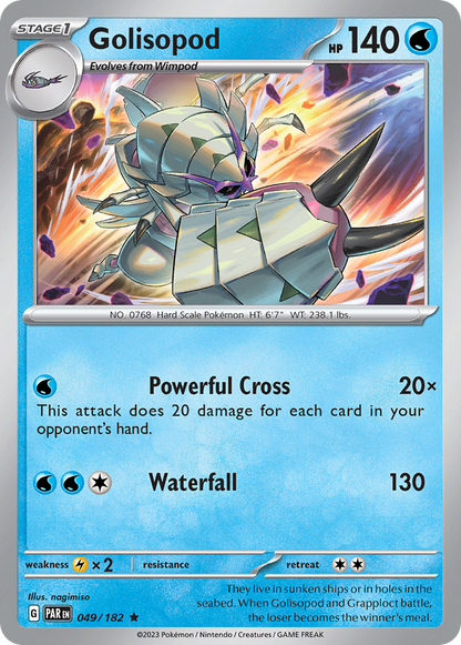 Golisopod 049/182 Paradox Rift Pokemon Holo Rare NM