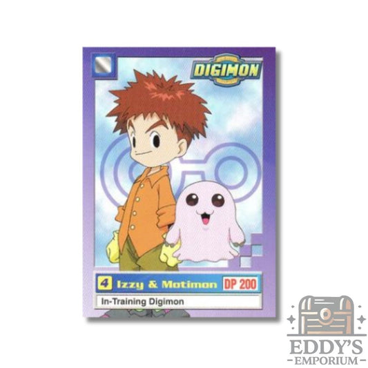Izzy & Motimon #4 - Upper Deck Digimon: Series 1