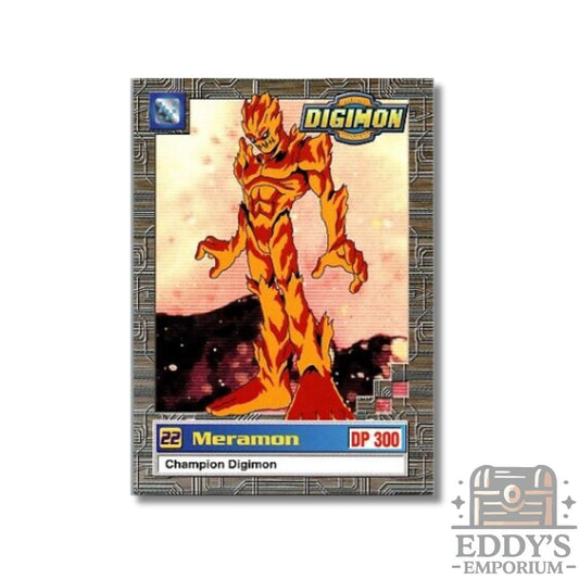 Meramon #22 - Upper Deck Digimon: Series 1