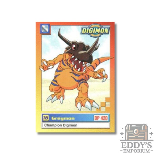 Greymon #16 - Upper Deck Digimon: Series 1