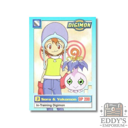 Sora and Yokomon #3 - Upper Deck Digimon: Series 1