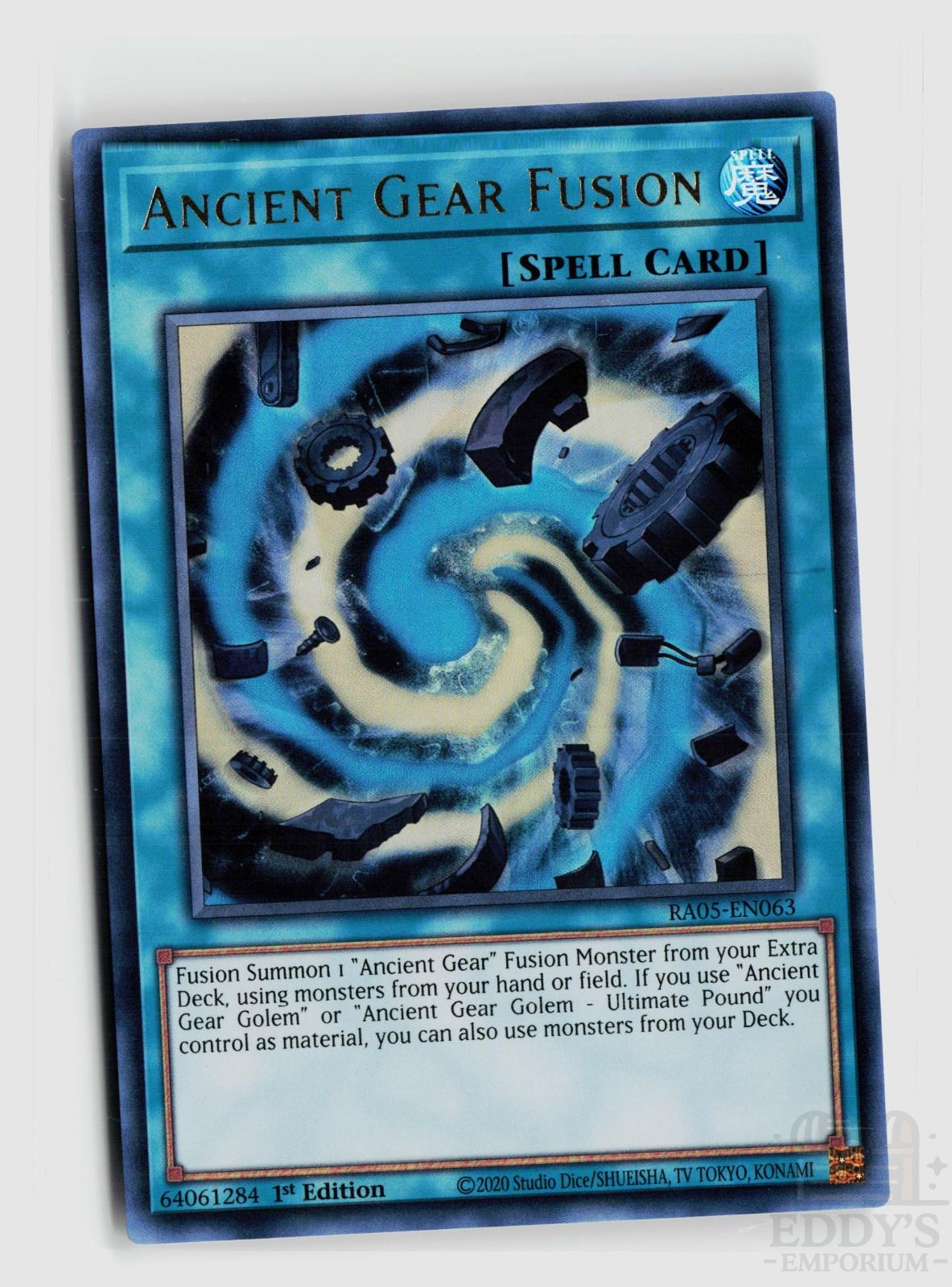 Ancient Gear Fusion RA05-EN063 Rarity Collection 5 Yu-Gi-Oh 1st Edition NM