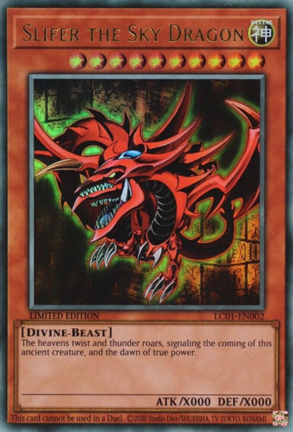 Slifer the Sky Dragon (25th Anniversary Edition) LC01-EN002 Yu-Gi-Oh Legendary Collection: 25th Anniversary Edition