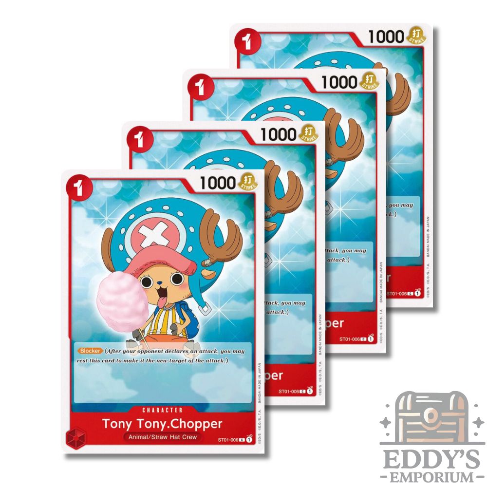 One Piece CG: Tony Tony.Chopper x4 Set - ST01-006 (PRB) - English