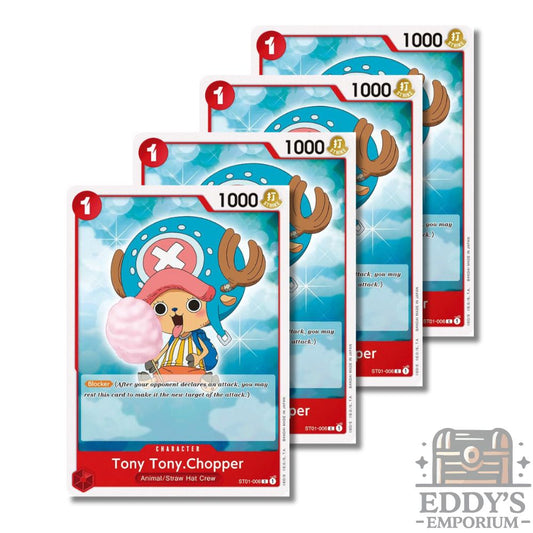 One Piece CG: Tony Tony.Chopper x4 Set - ST01-006 (PRB) - English