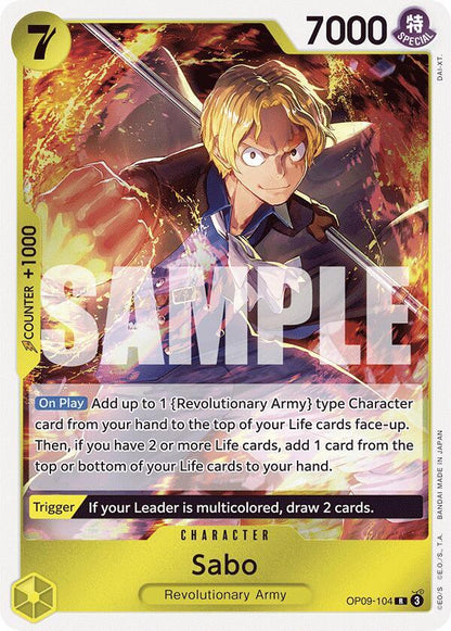 Sabo (104) OP09-104 Emperors in the New World One Piece Foil Rare