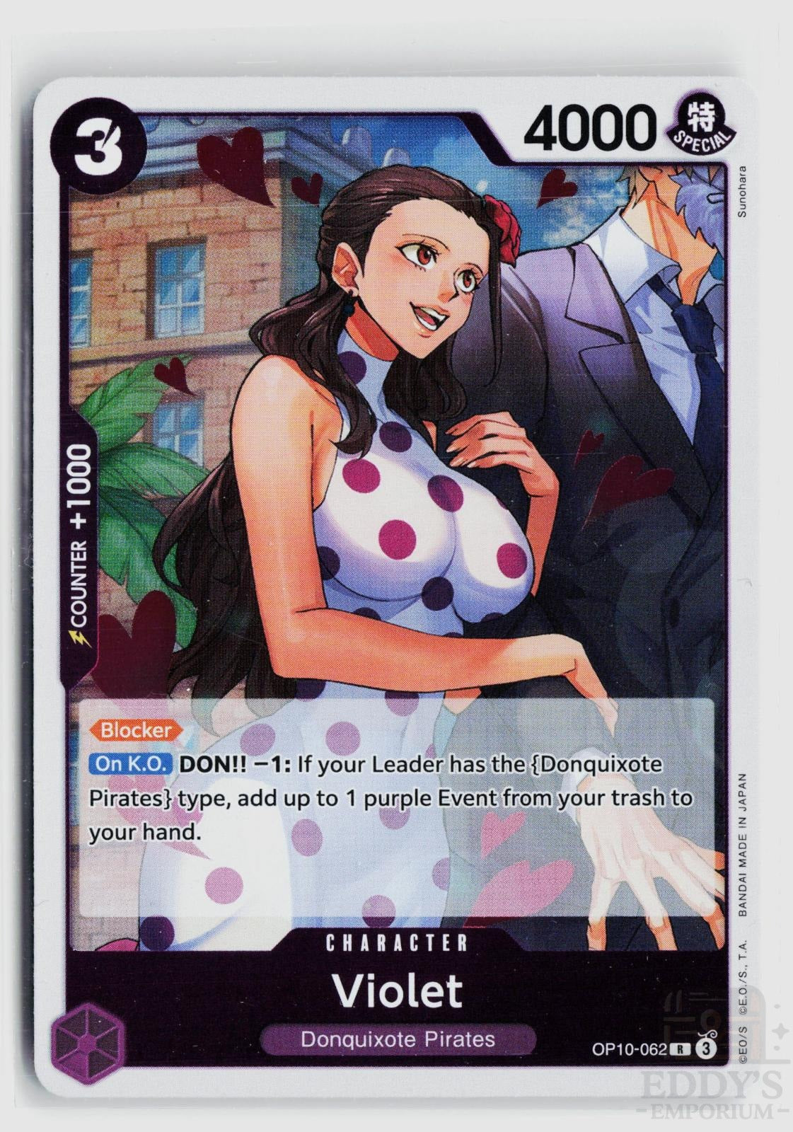 Violet OP10-062 Royal Blood One Piece Foil Rare