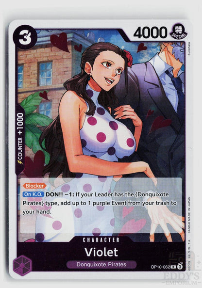 Violet OP10-062 Royal Blood One Piece Foil Rare