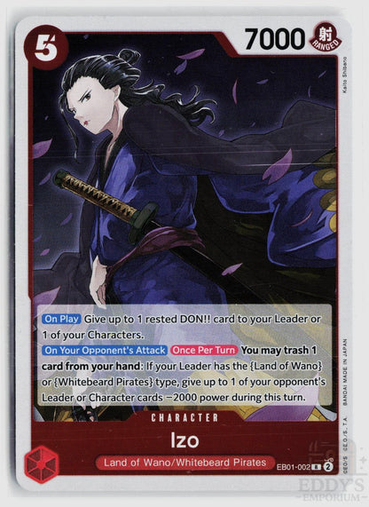 Izo EB01-002 Extra Booster: Memorial Collection One Piece Foil Rare