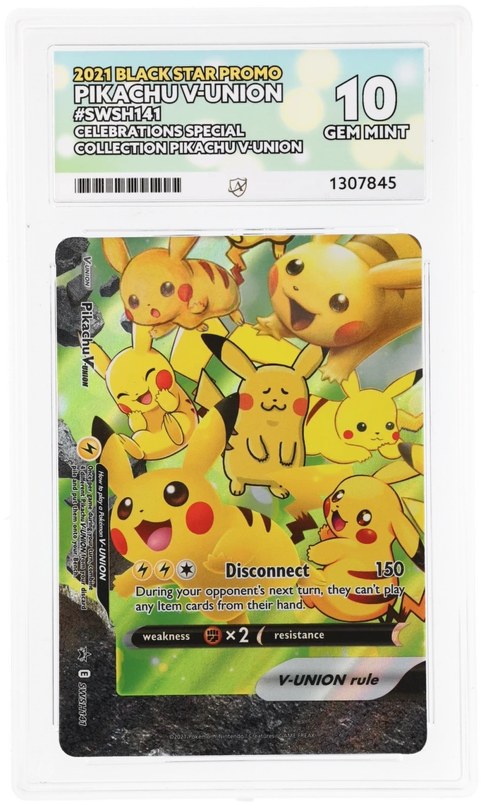 Pikachu V-Union - SWSH141 & SWSH142 - Sequential ACE 10